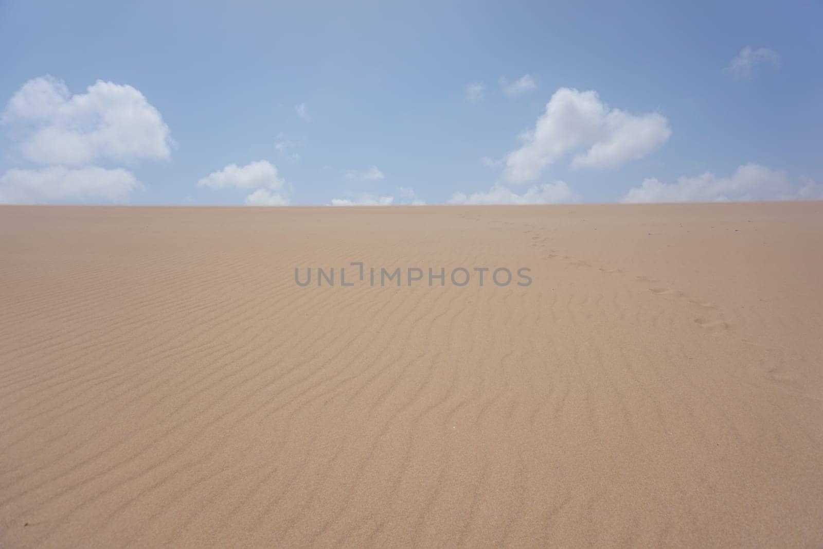 Famous sand dunes close to Punta Gallinas, las Dunas del Taroa, La Guajira, Colombia 2020