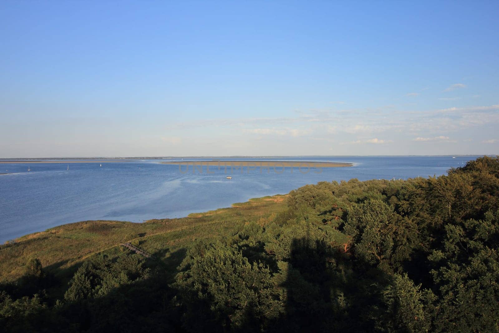 The island of Bock lies in the Baltic Sea southwest of the island of Hiddensee and east of the peninsula of Zingst