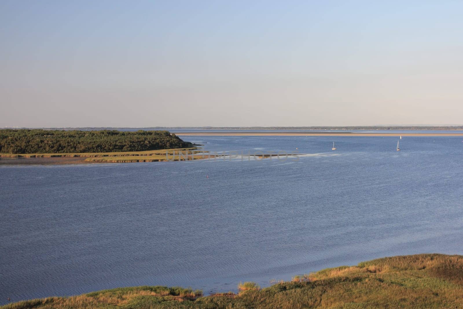 The island of Bock lies in the Baltic Sea southwest of the island of Hiddensee and east of the peninsula of Zingst