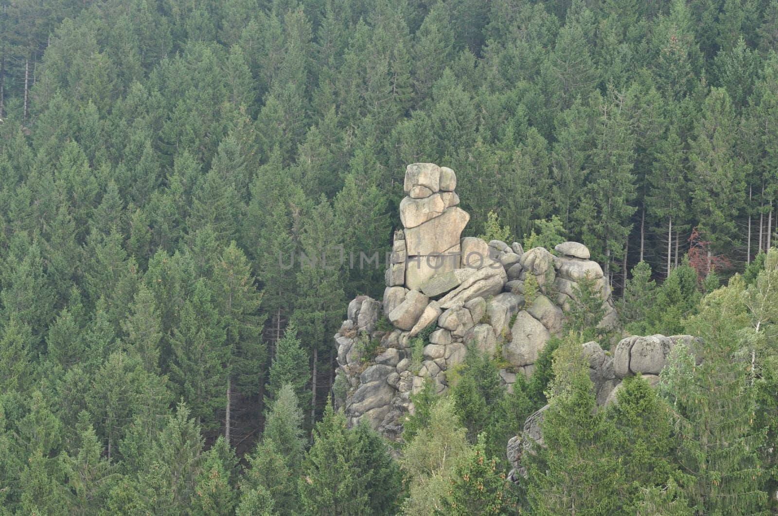 Kaesteklippen, Harz Mountains in Bad Harzburg, Germany