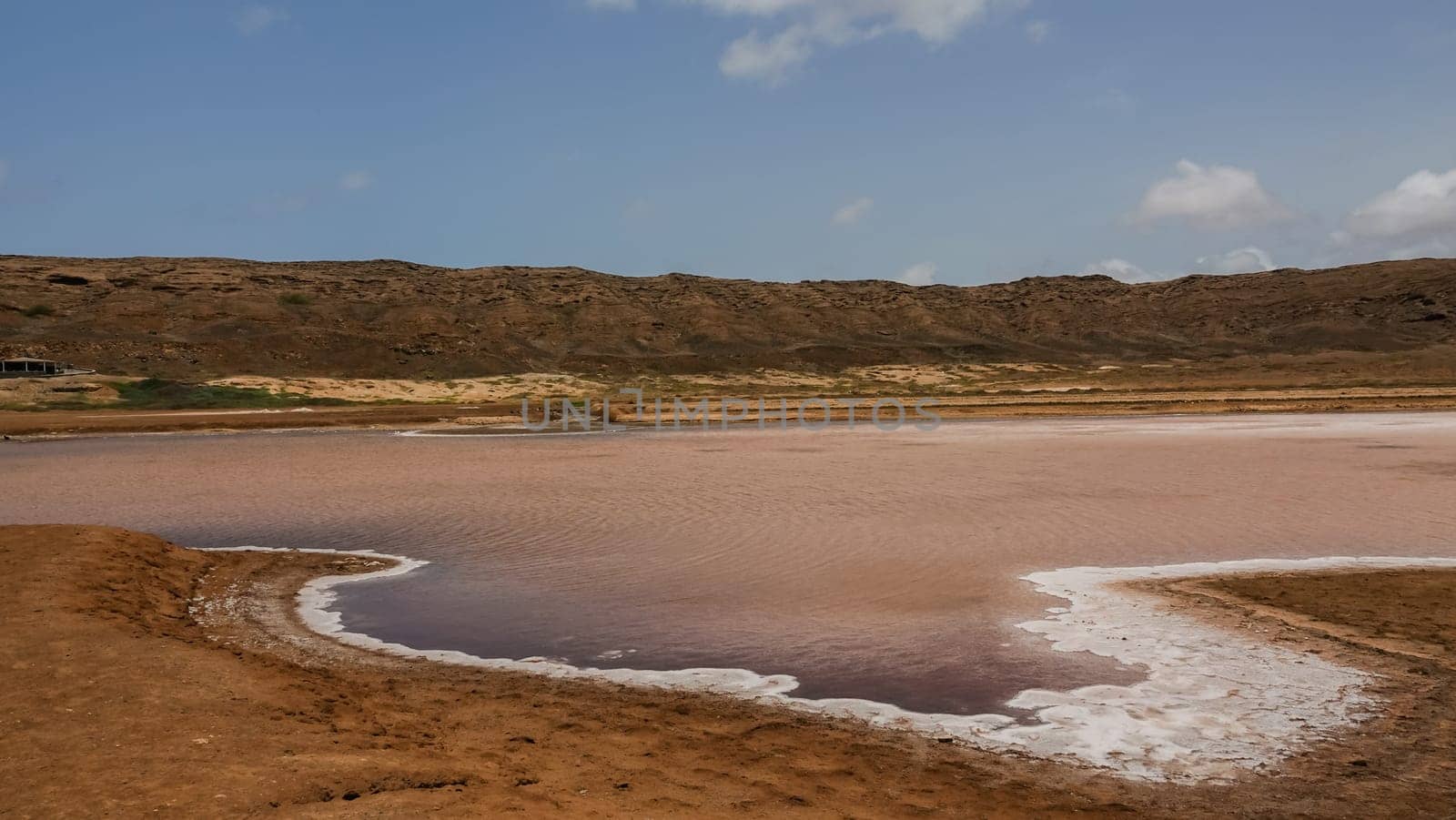 Salt deposits on the island of Sal in Cape Verde