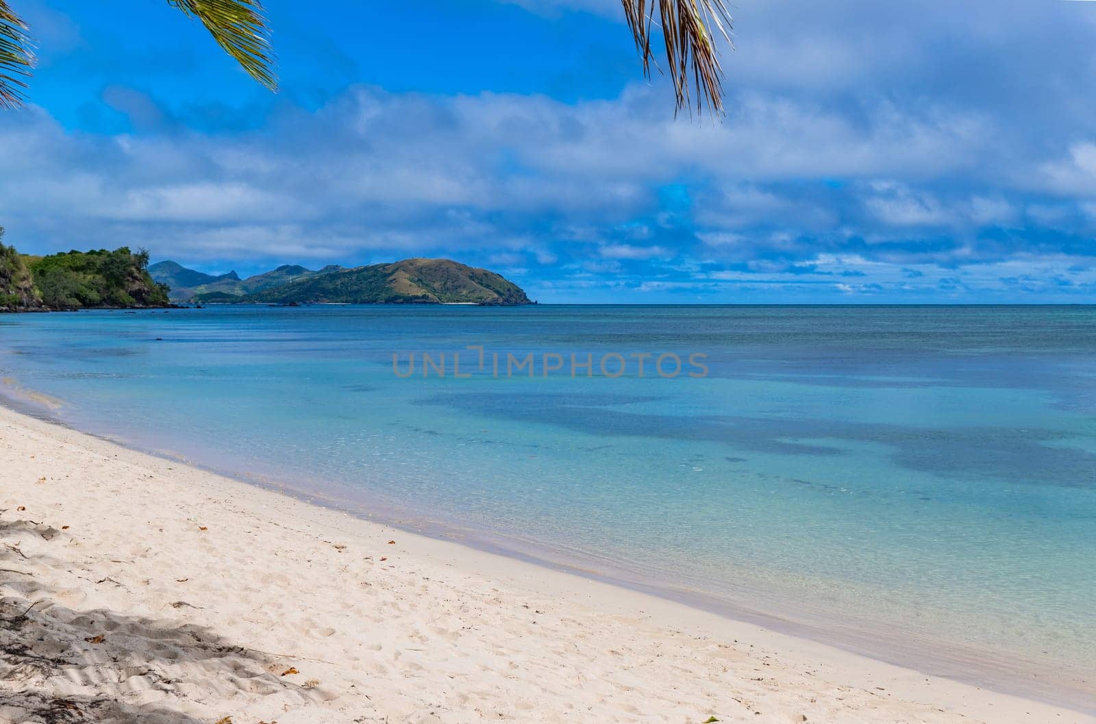 Beach on Mana Island, Mamanuca Islands, Fiji