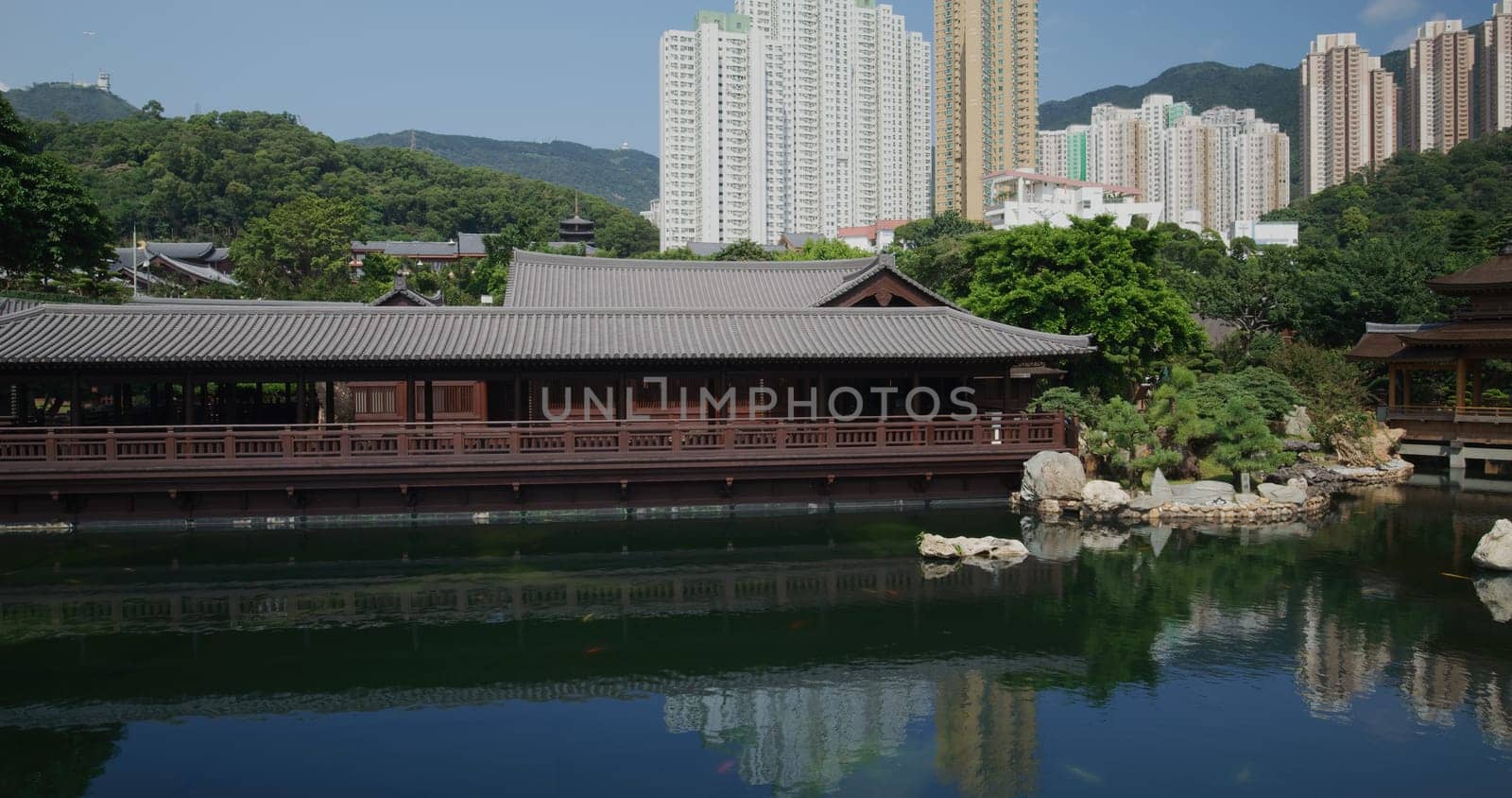 Diamond Hill, Hong Kong 04 October 2021: Chi Lin Nunnery