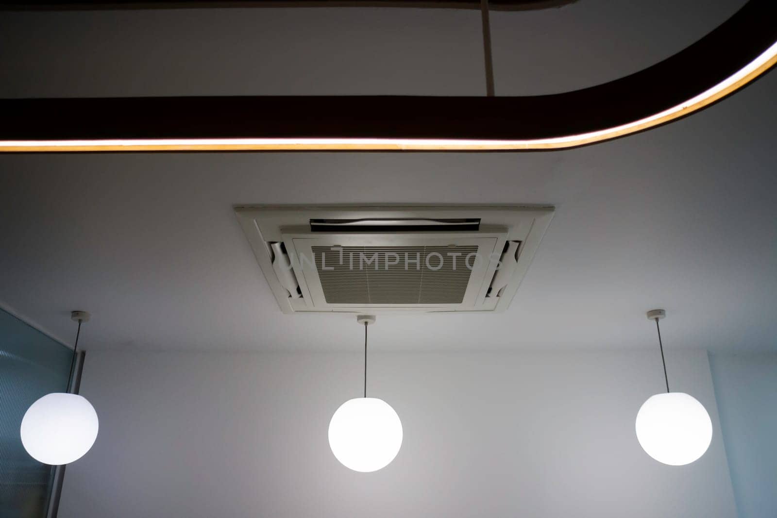 Modern hipster style loft apartment details, stock photo
