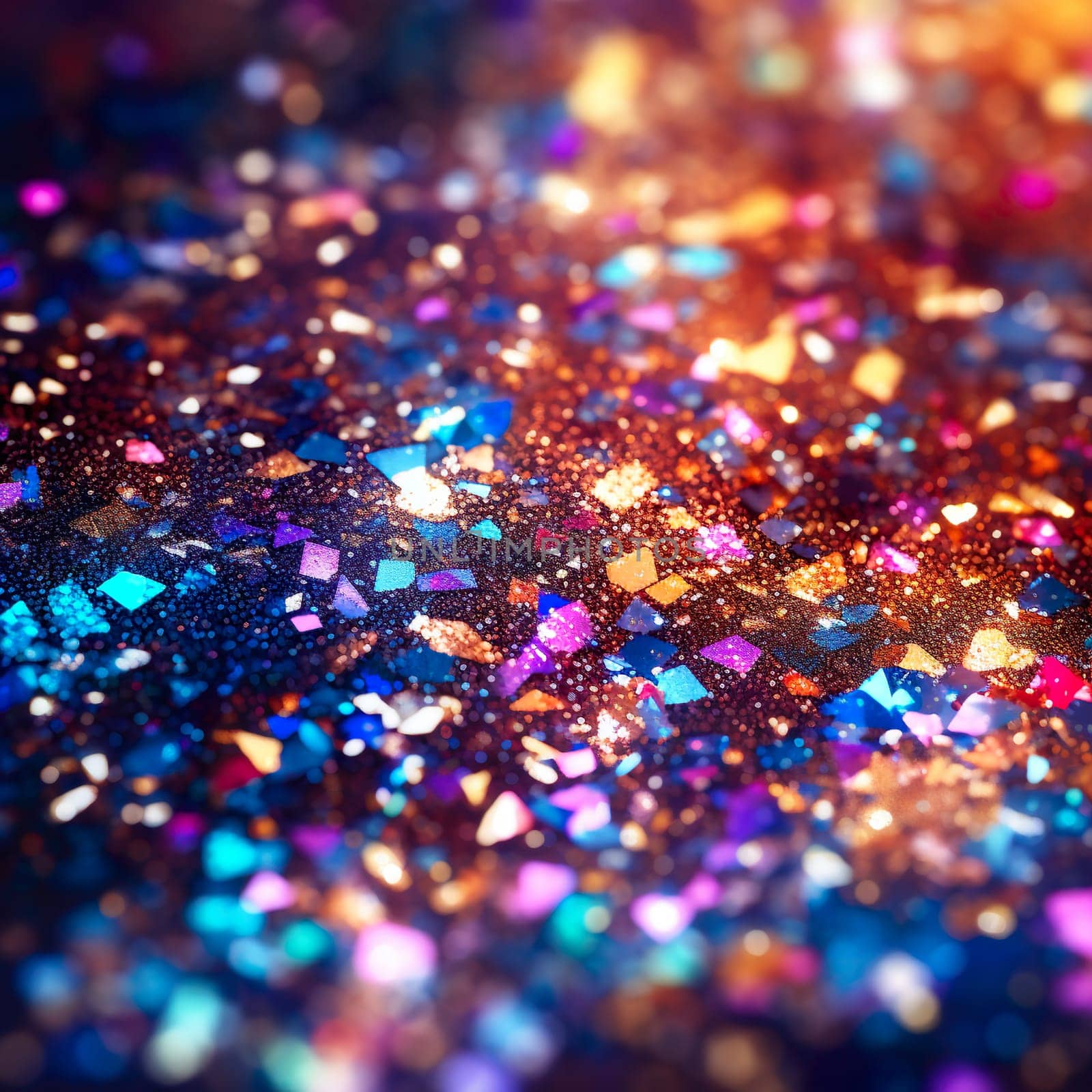 A background with glitter generated by artificial intelligence