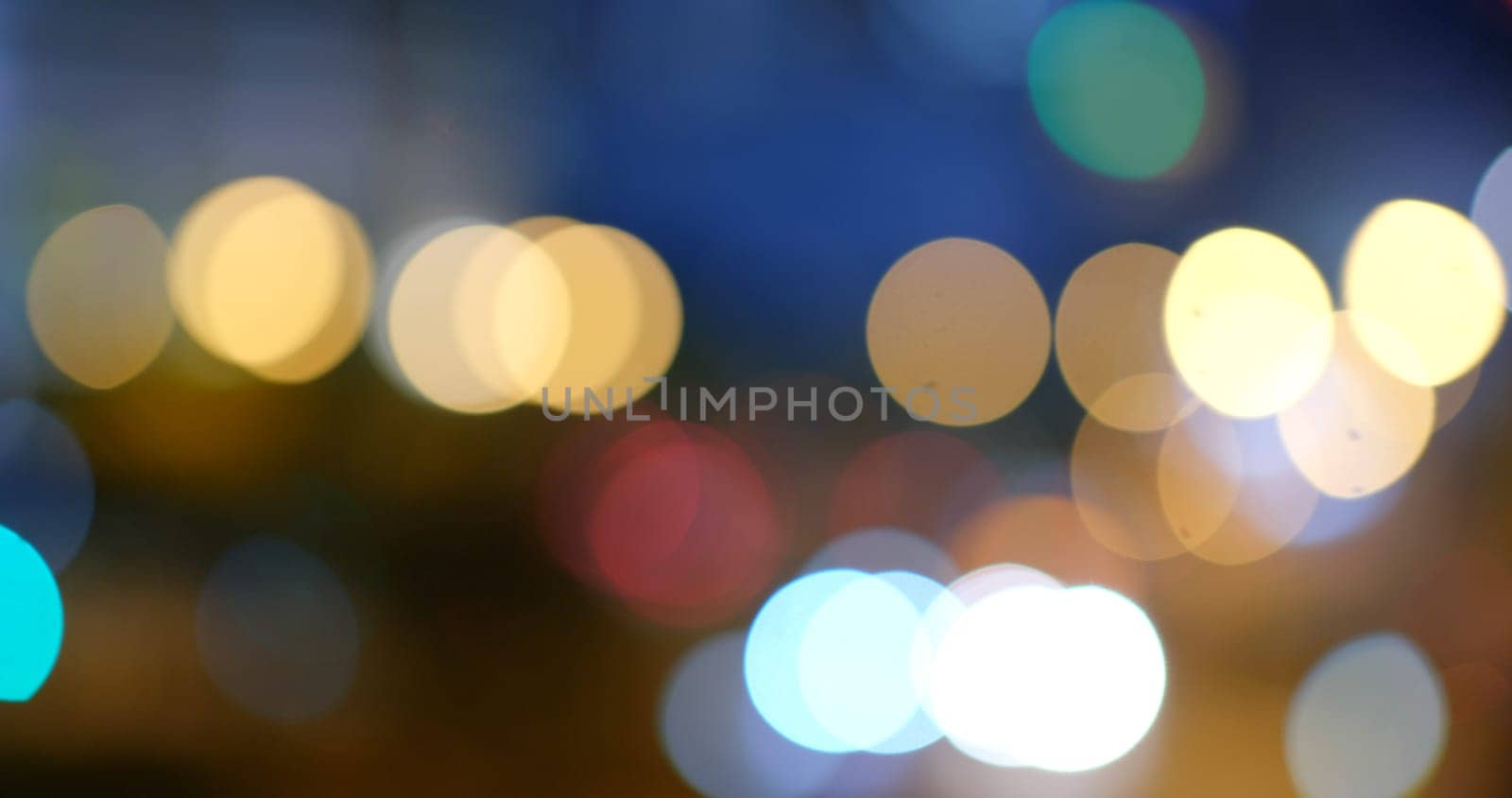 Blur of city night evening