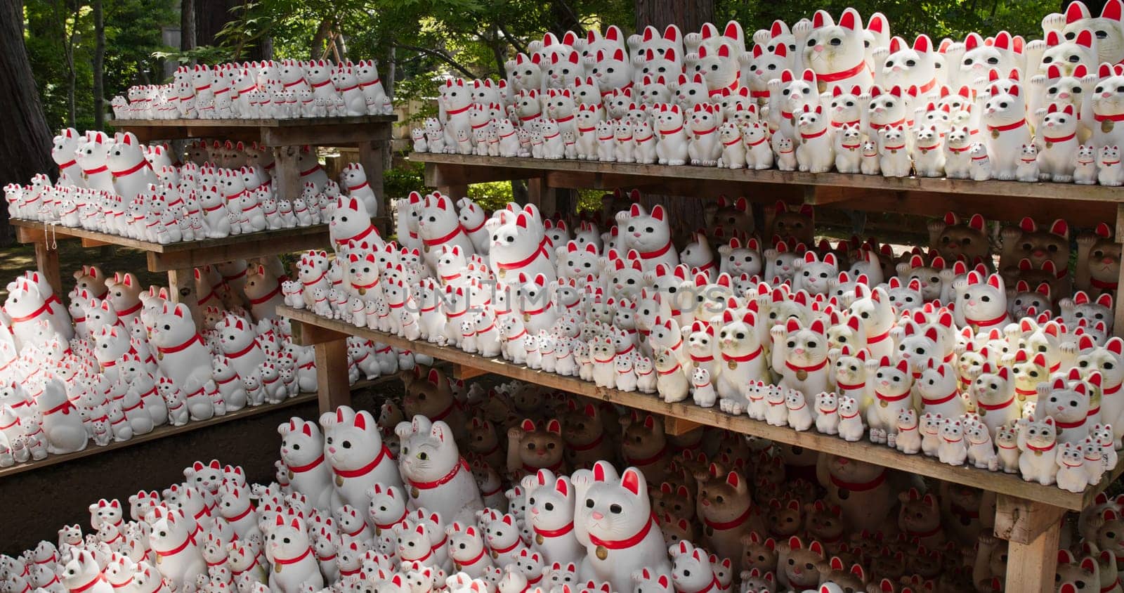 Traditional Japanese temple Gotokuji Shrine in Japan