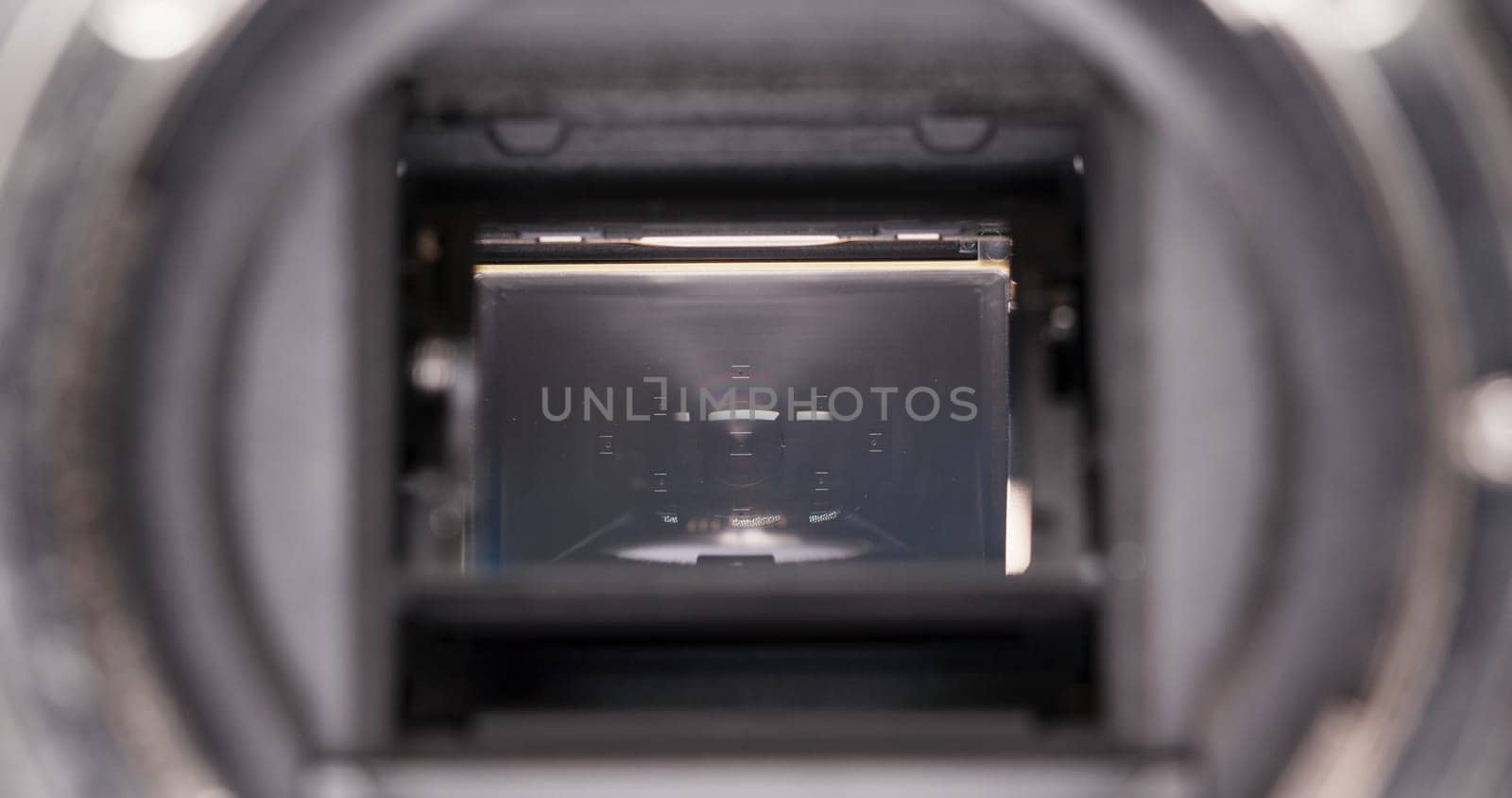 Digital Camera sensor close up