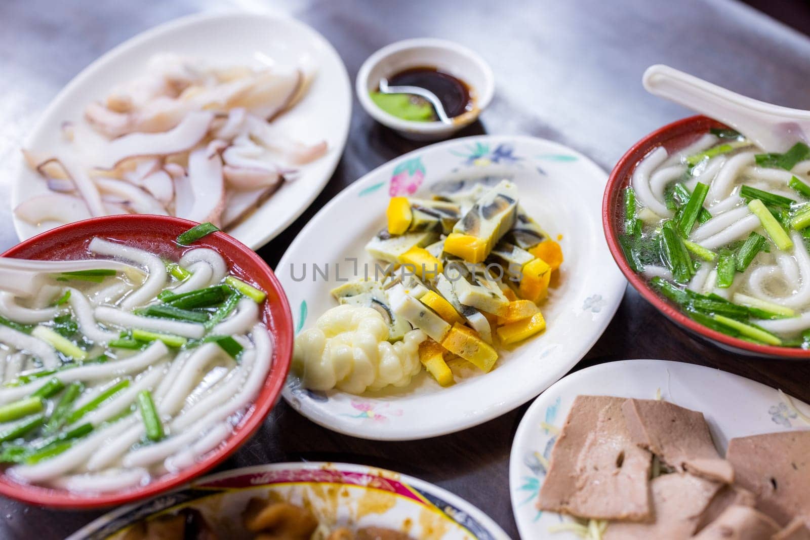 Local street food in Taiwan
