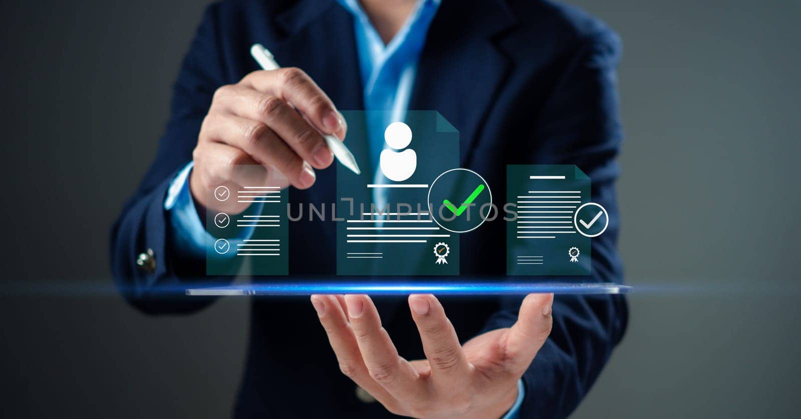 Recruitment management Business concept. Relationship Management with global structure. Human Resources. Management recruitment employment headhunting concept. HRM or Human Resource Management concept.