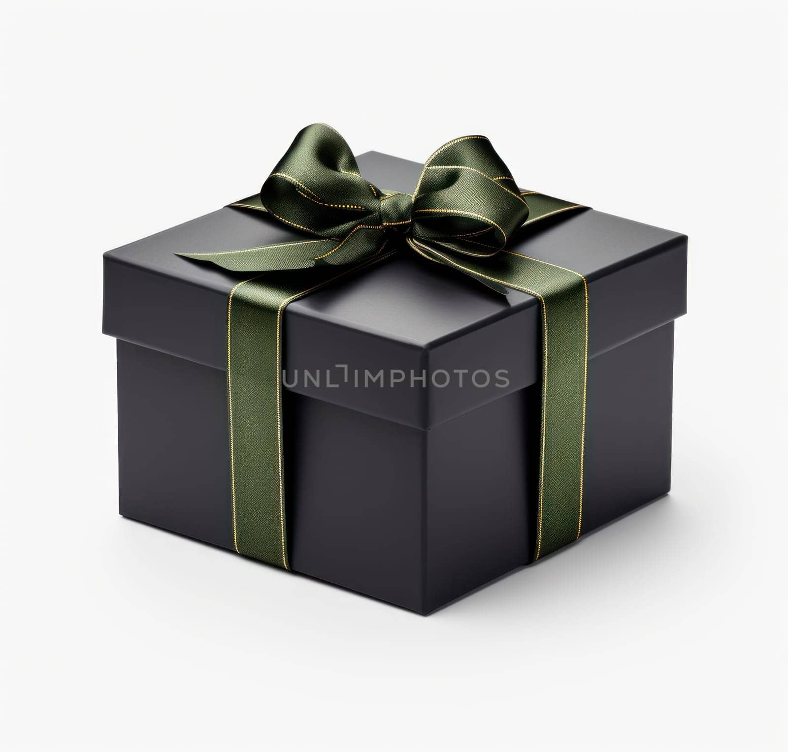 christmas gift black gift box.