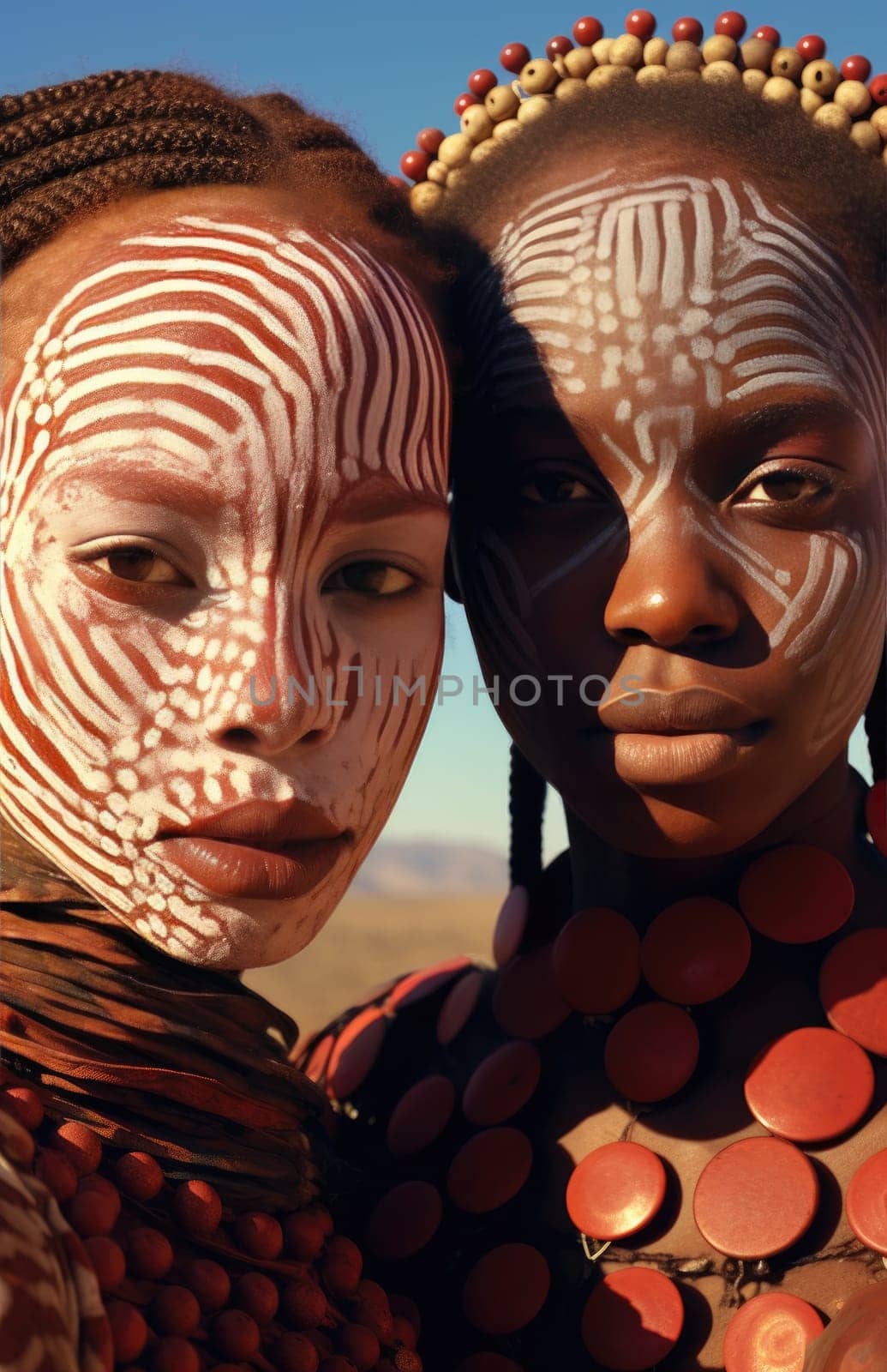two women in africa.