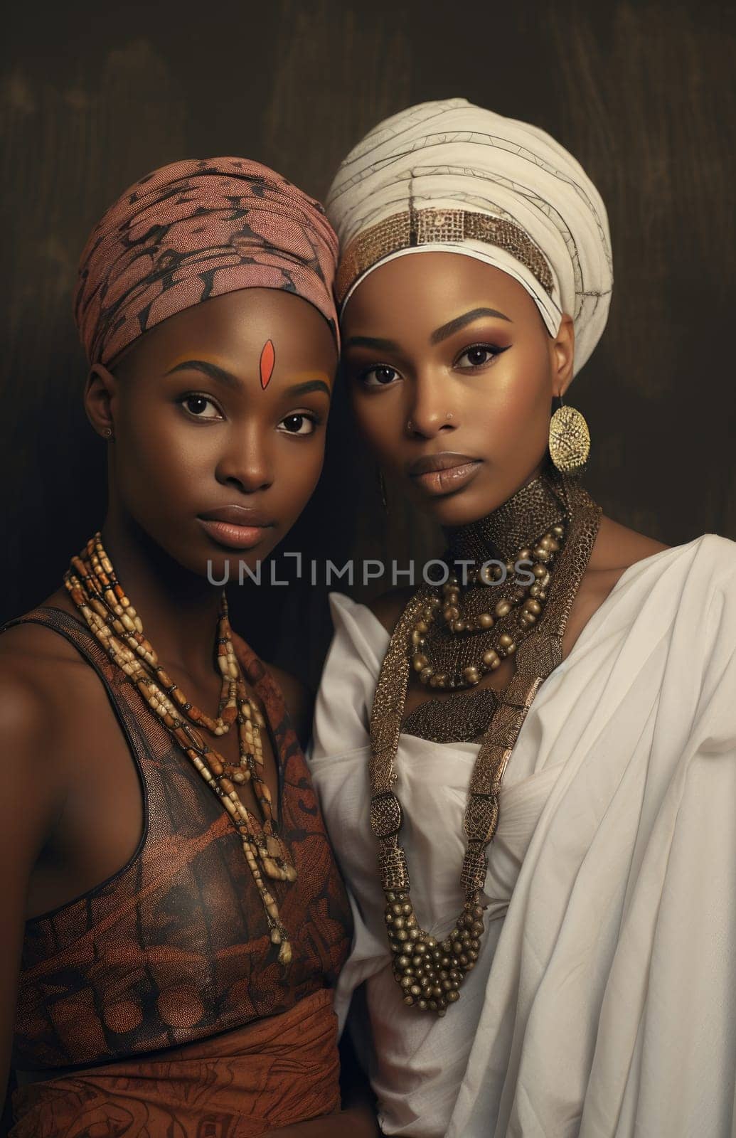 two women in africa.