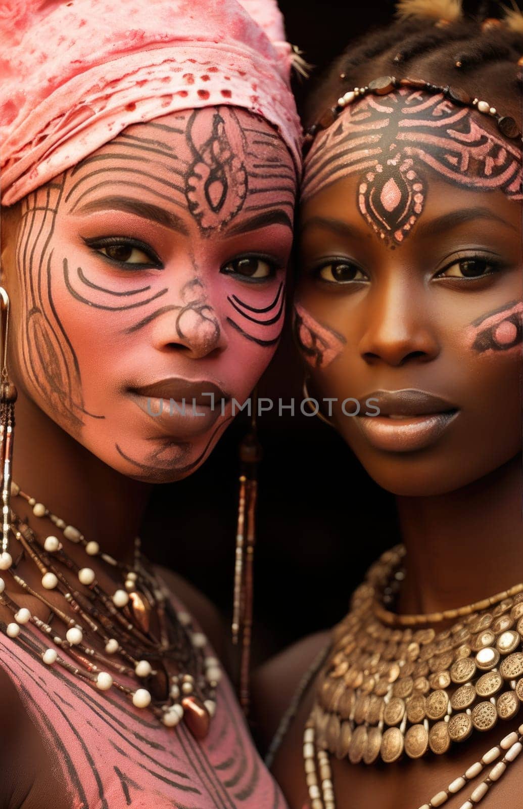 two women in africa.