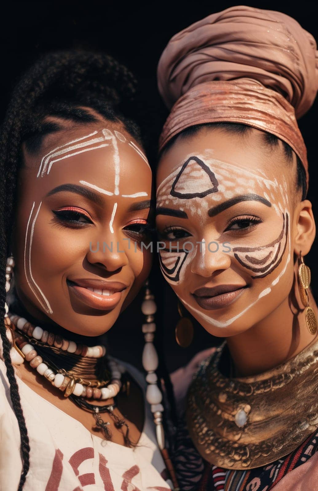two women in africa.