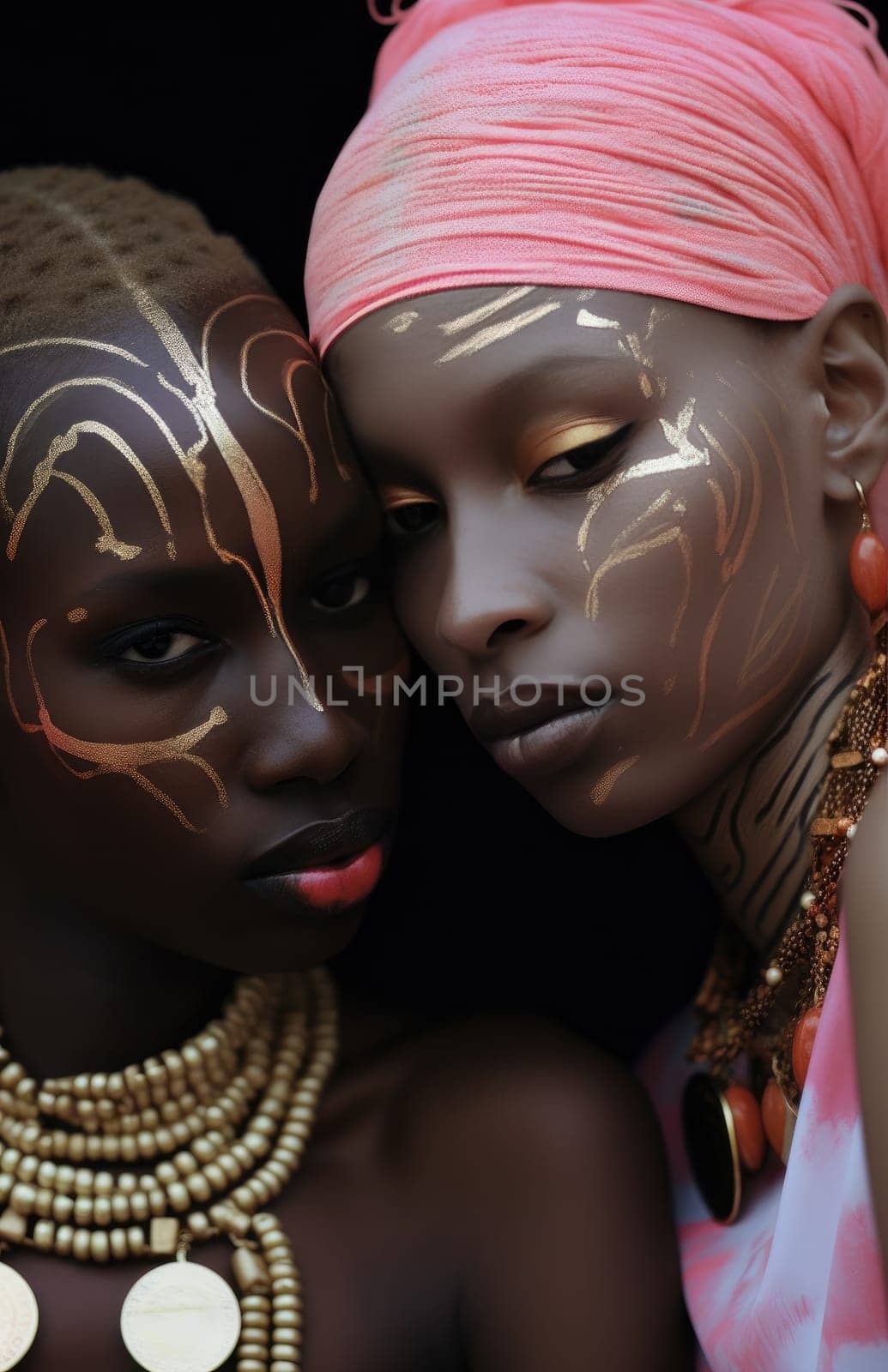 two women in africa.