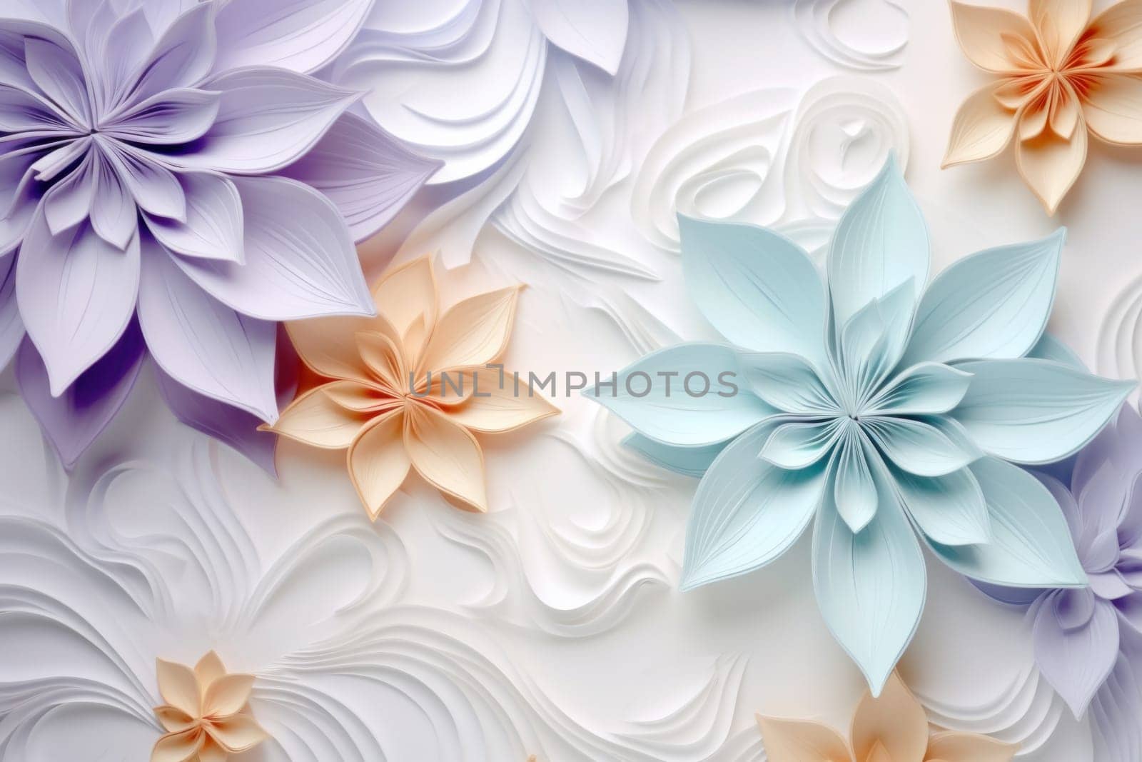 lavender floral pattern with space for text flower.