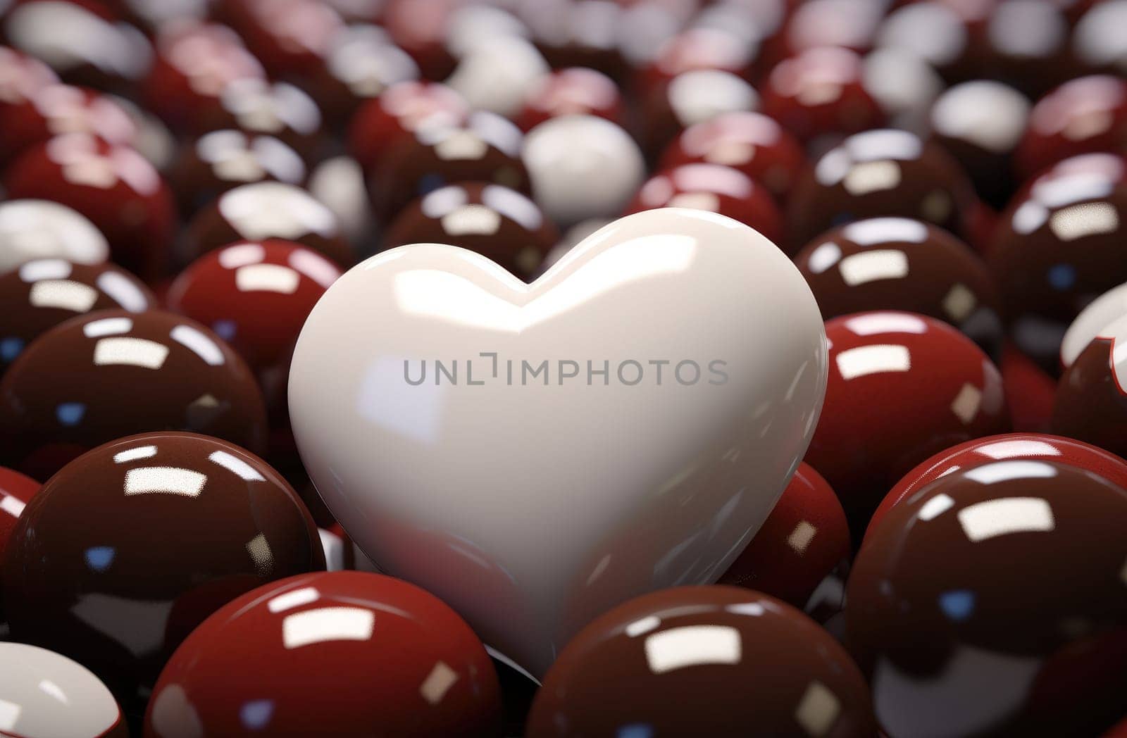 some chocolate hearts wallpaper collection.
