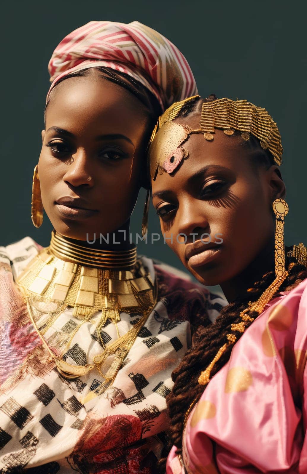 two women in africa.