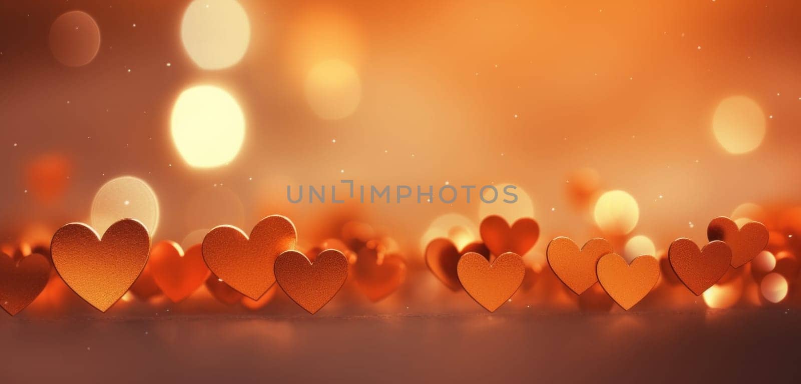 hearts falling in the air love.