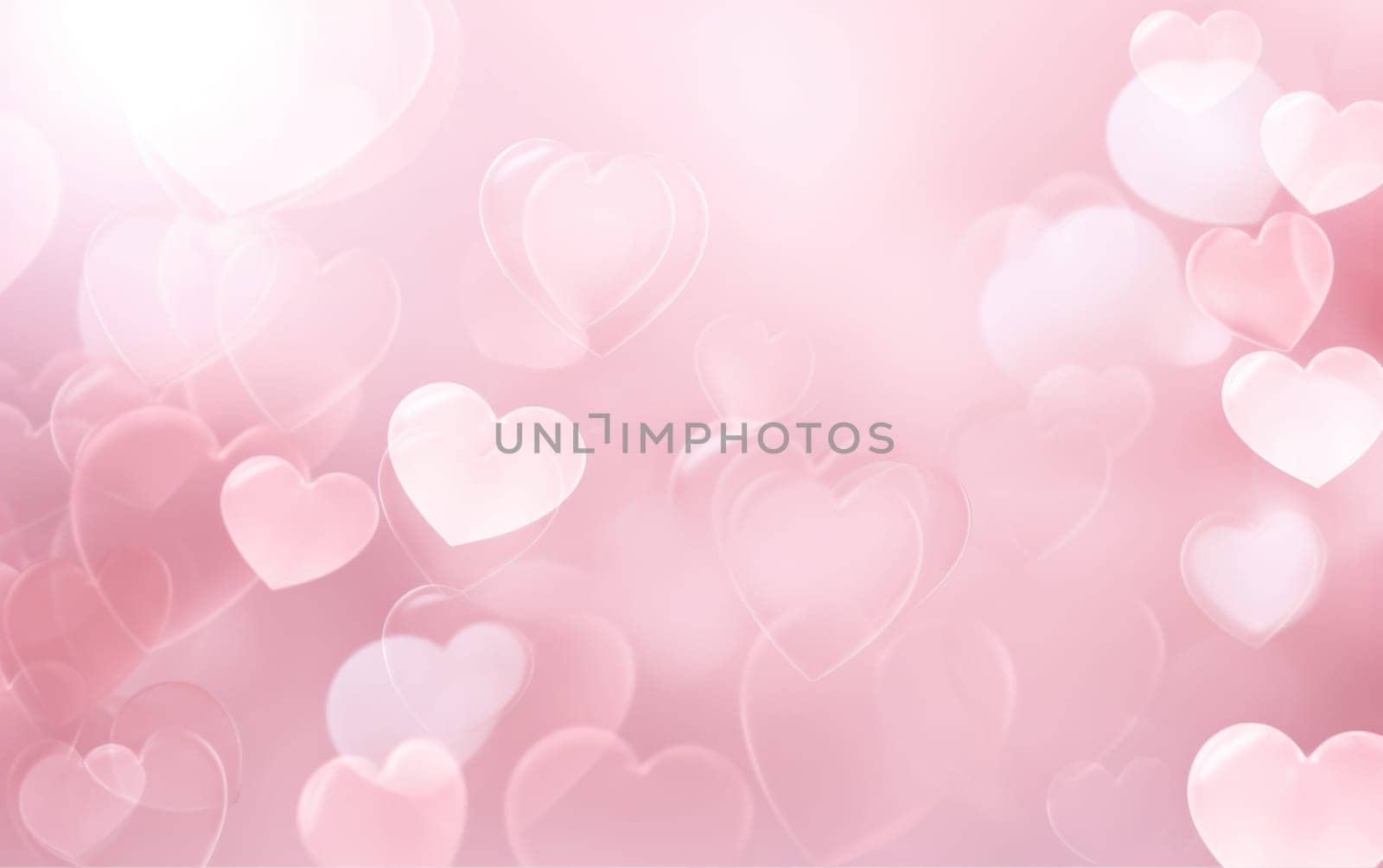 pink background with a bunch of hearts.