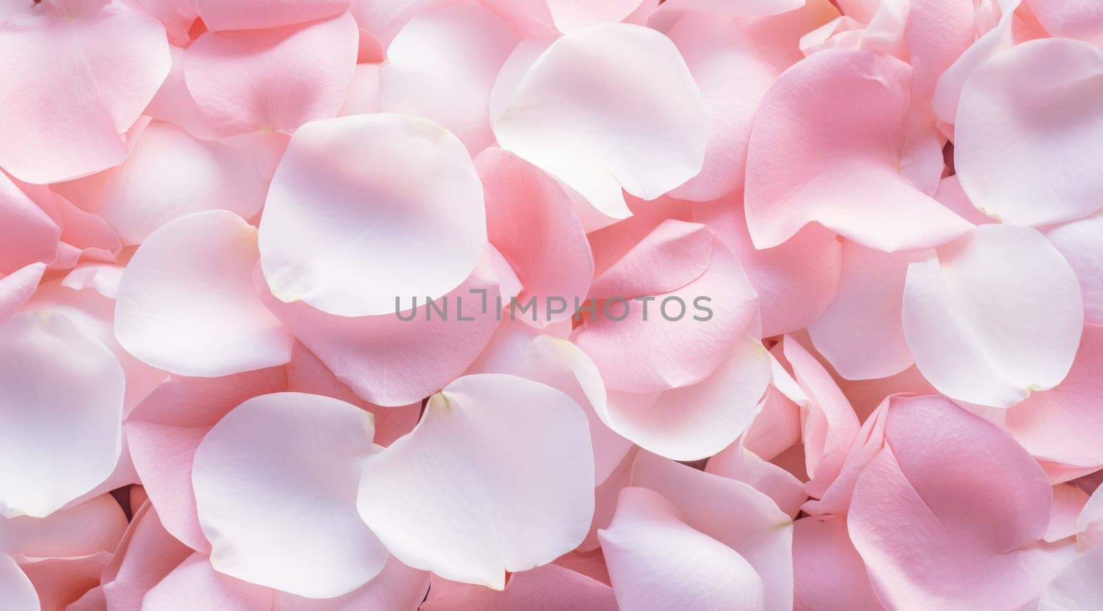 this image combines the rose petals and white paper.
