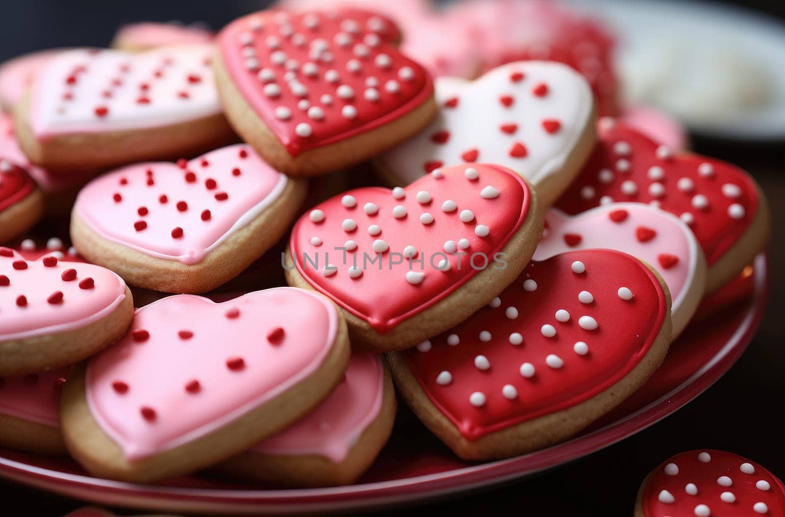 valentine's day cookies to make a cake from scratch.