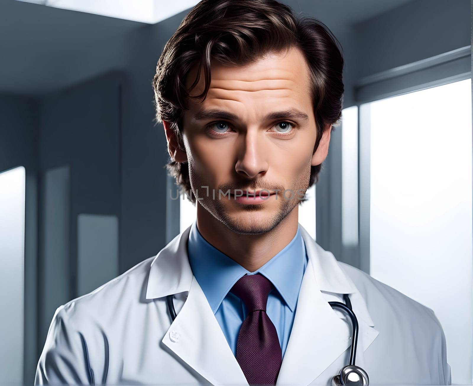 Portrait of the handsome doctor