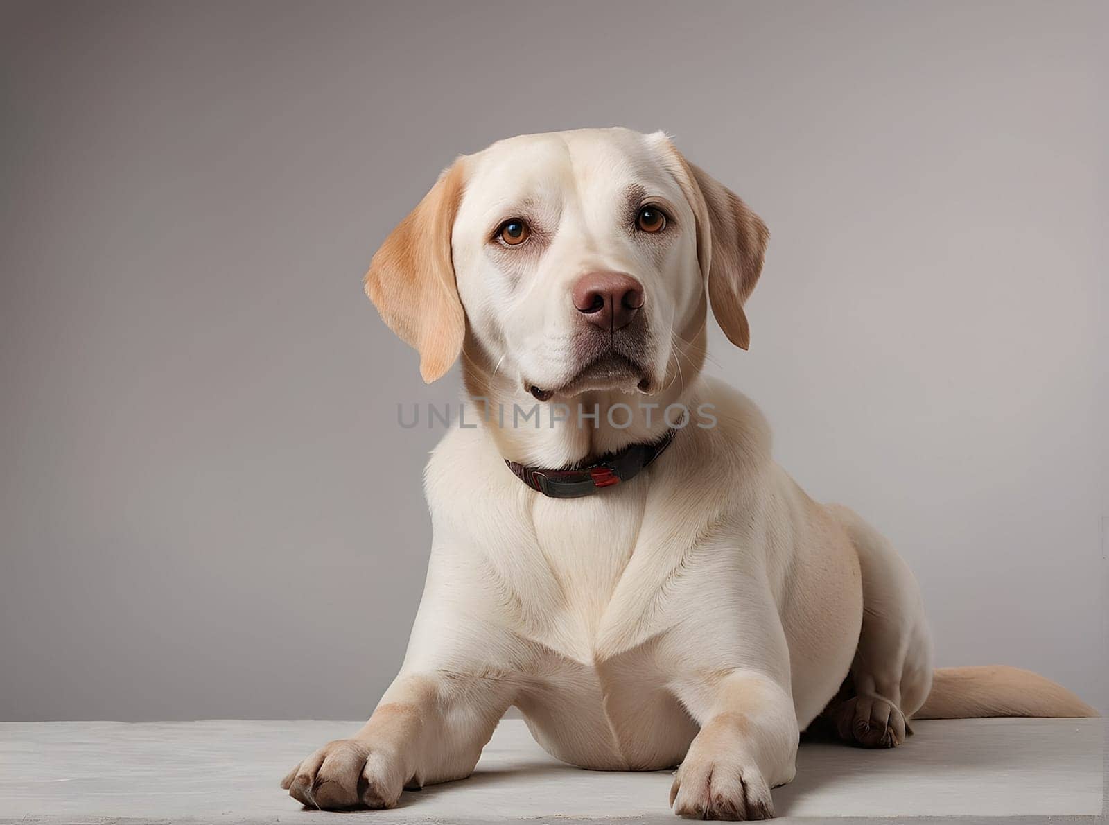 Labrador dog portrait at home