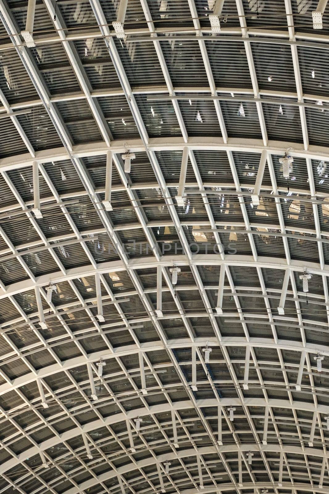 Singapore - June 24 2023: Symmetrical Roof Architectural Design Of The Shoppes