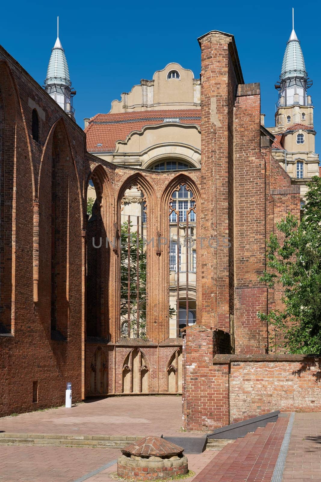 The ruins of the Franciscan monastery church in Berlin Mitte, it is the oldest building in the city of Berlin and was historically known as the gray monastery