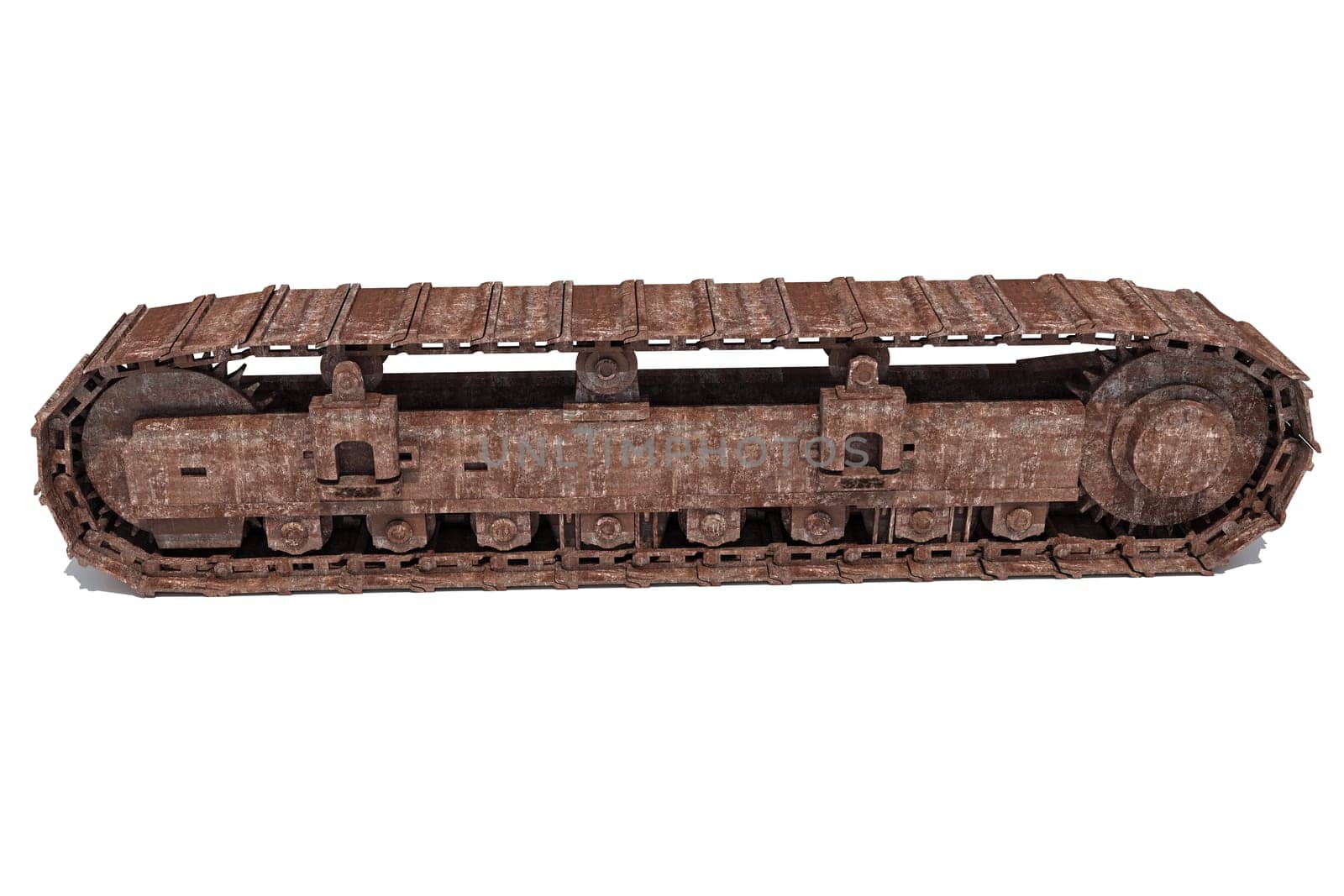 Track Kit 3D rendering model on white background