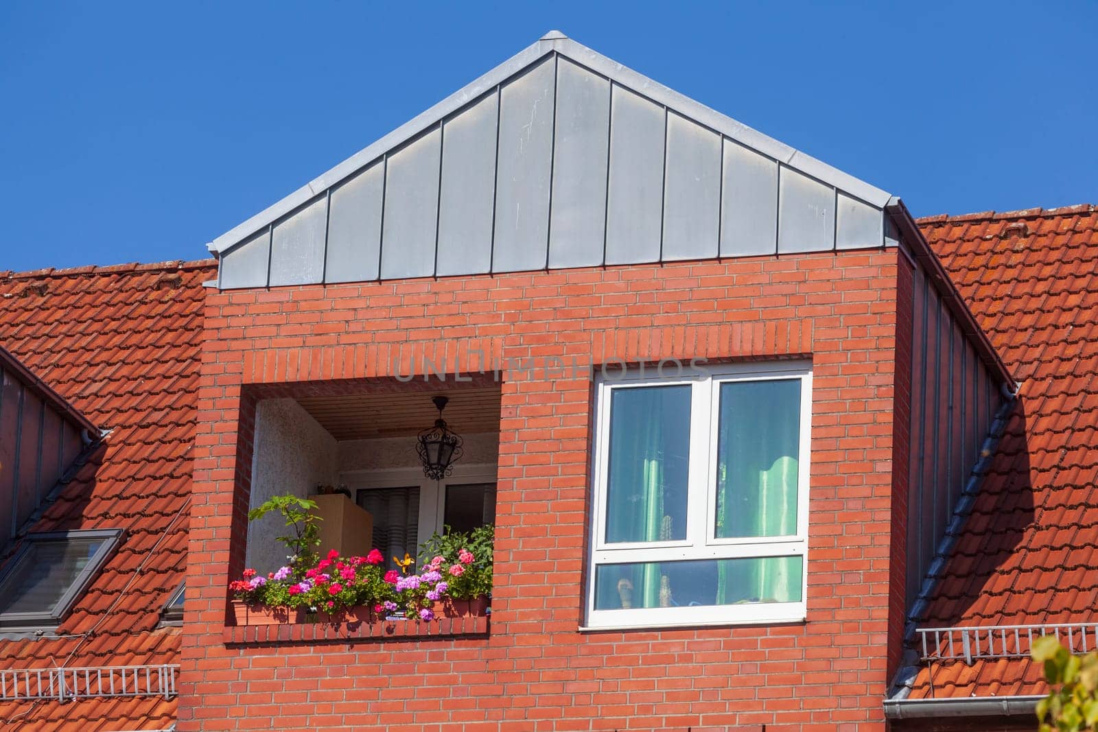 Brick multi-family house, residential building, Syke, Lower Saxony, Germany