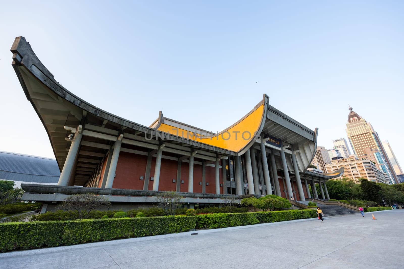 Taipei, Taiwan 14 September 2023: Sun Yat sen Memorial Hall in Taipei city