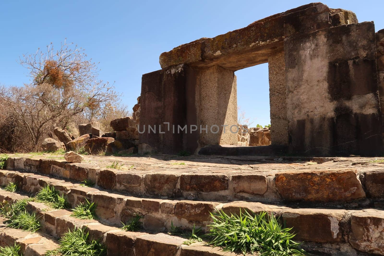 Tumba 105/Tomb 105 at the archaeological site of Monte Alban, Oaxaca, Mexico 2022