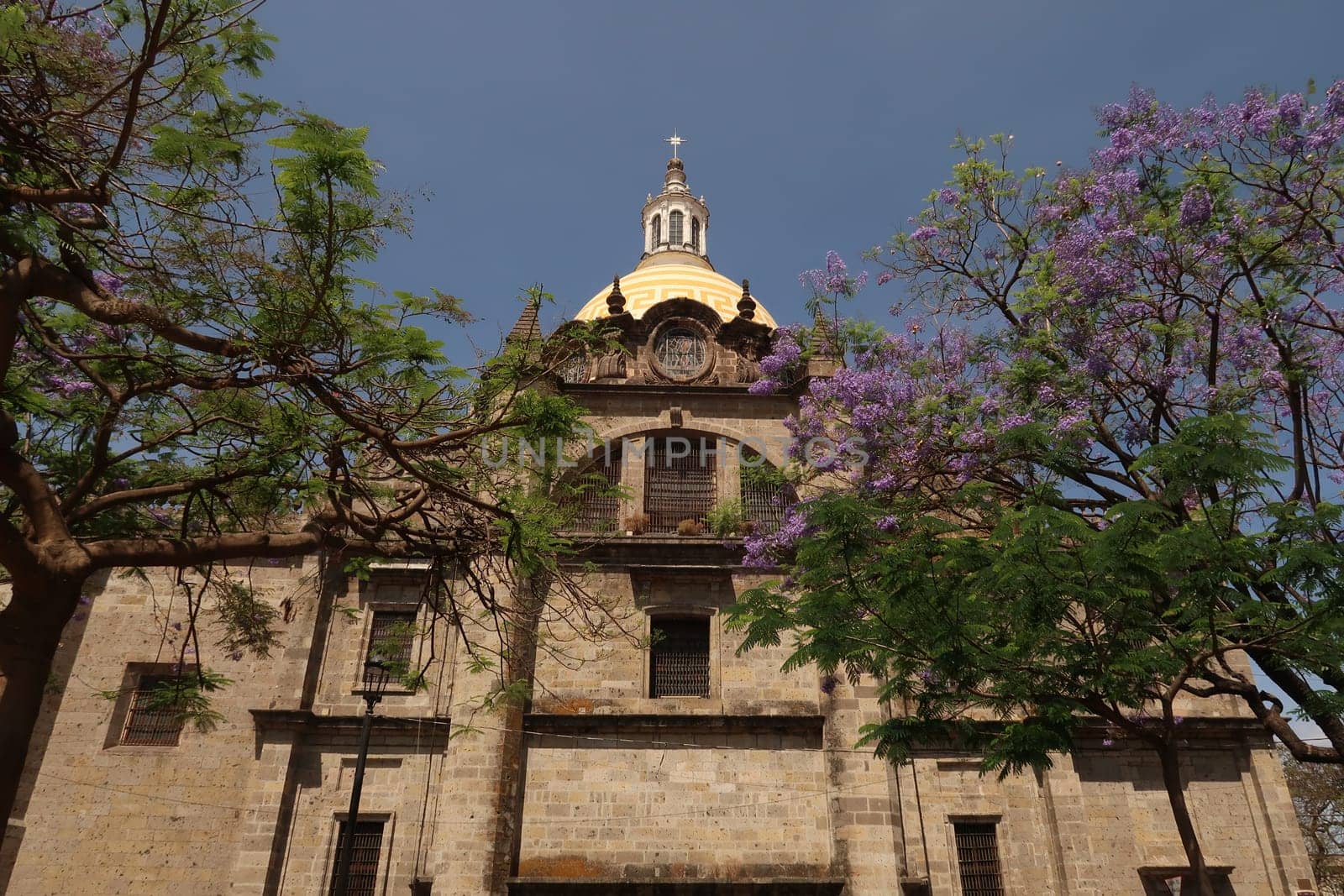 View from the Plaza de La Liberacion onto the Guadalajara Cathedral/Catedral de Guadalajara/Basílica de la Asunción de María Santísima, Guadalajara, Mexico 2022