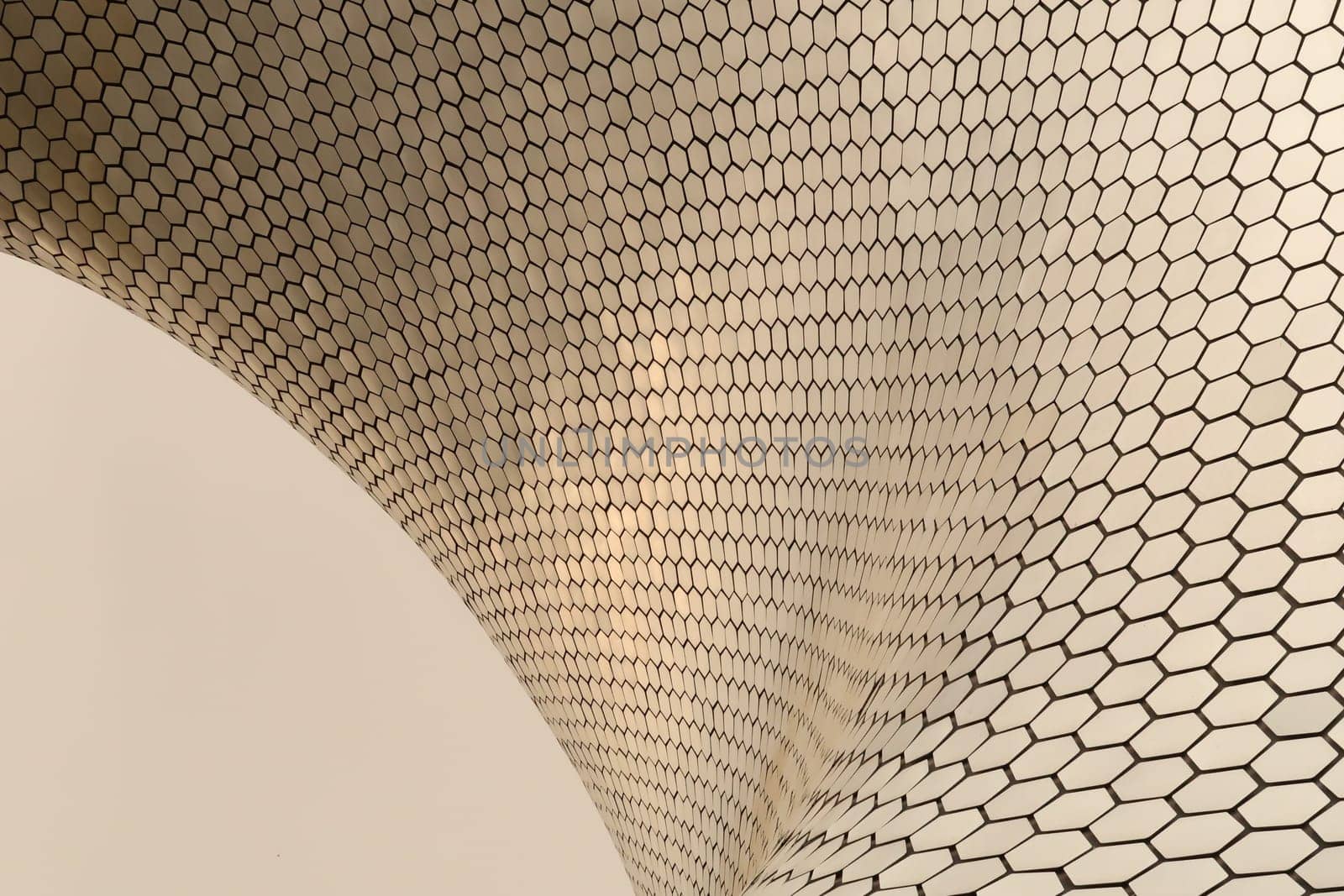 The fluent shape of the famous Soumaya Museum building in Mexico City 2022