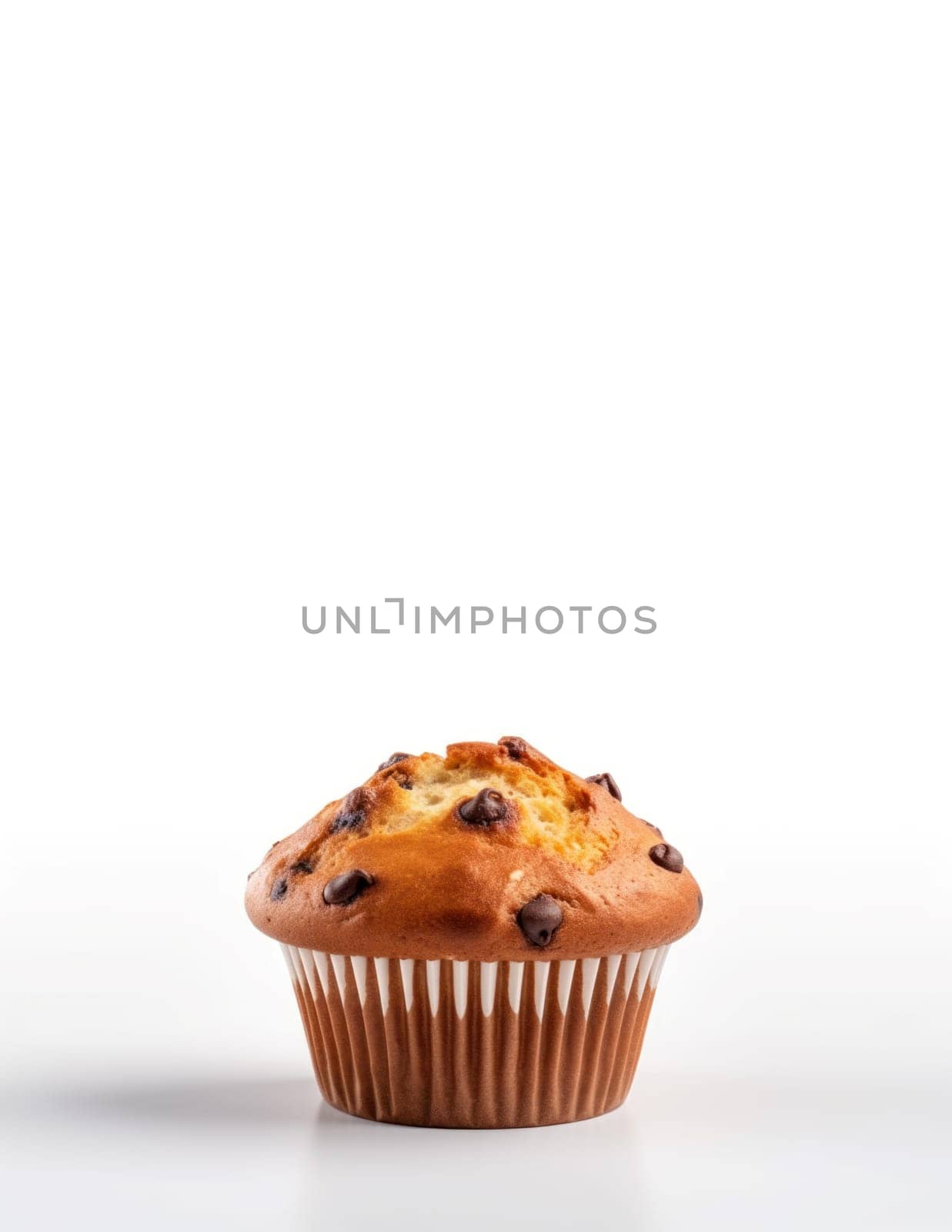 Muffin background banner. Dessert food. Generate Ai