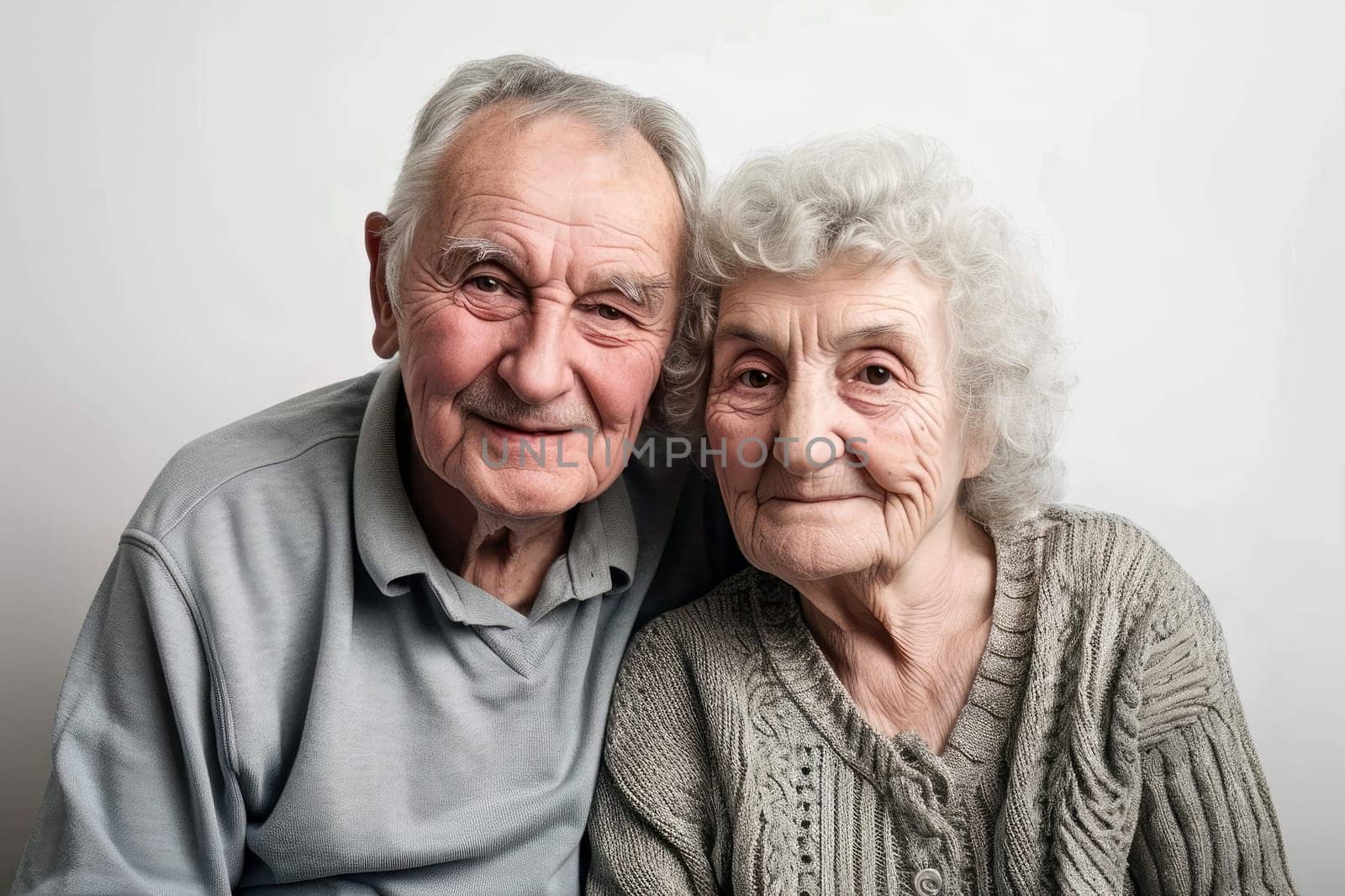 Portrait of an happy old couple
