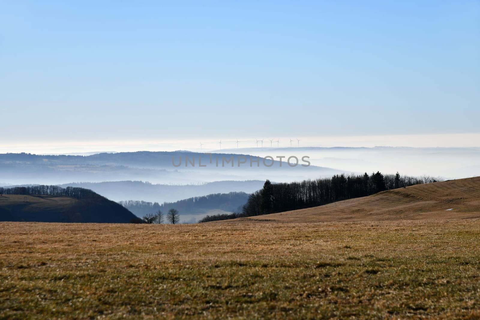View from the Wasserkuppe into the Hessian Rhön