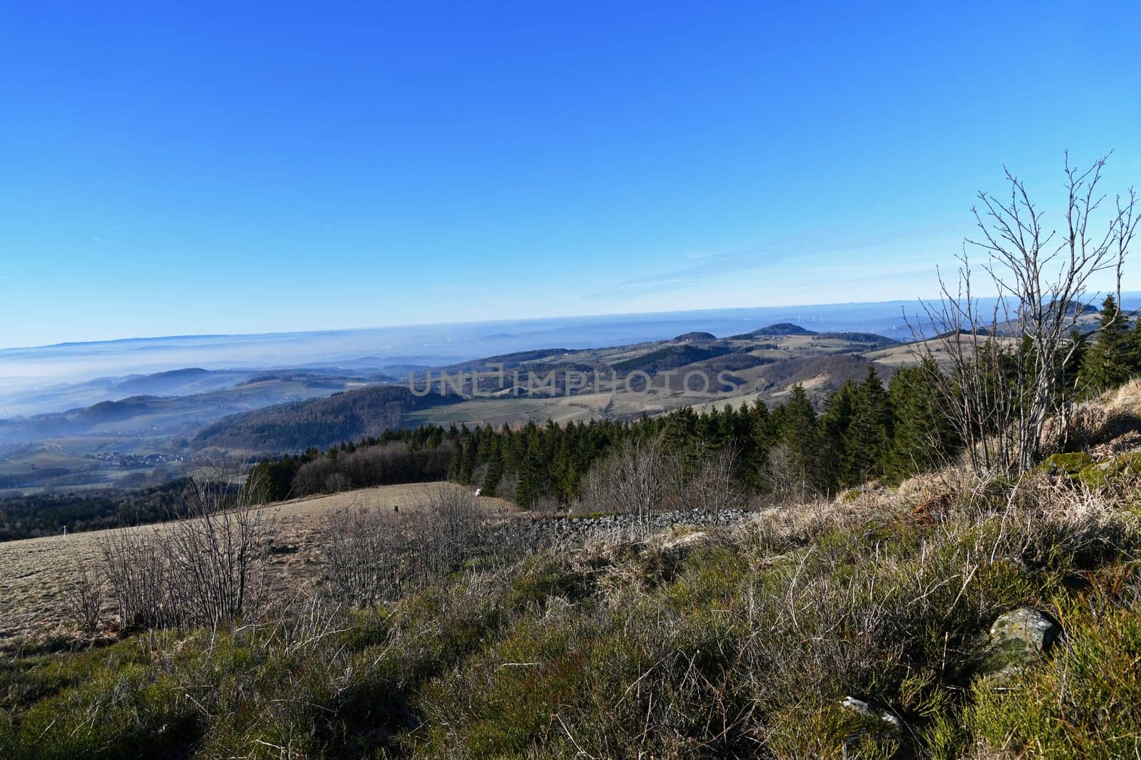 View from the Wasserkuppe into the Hessian Rhön