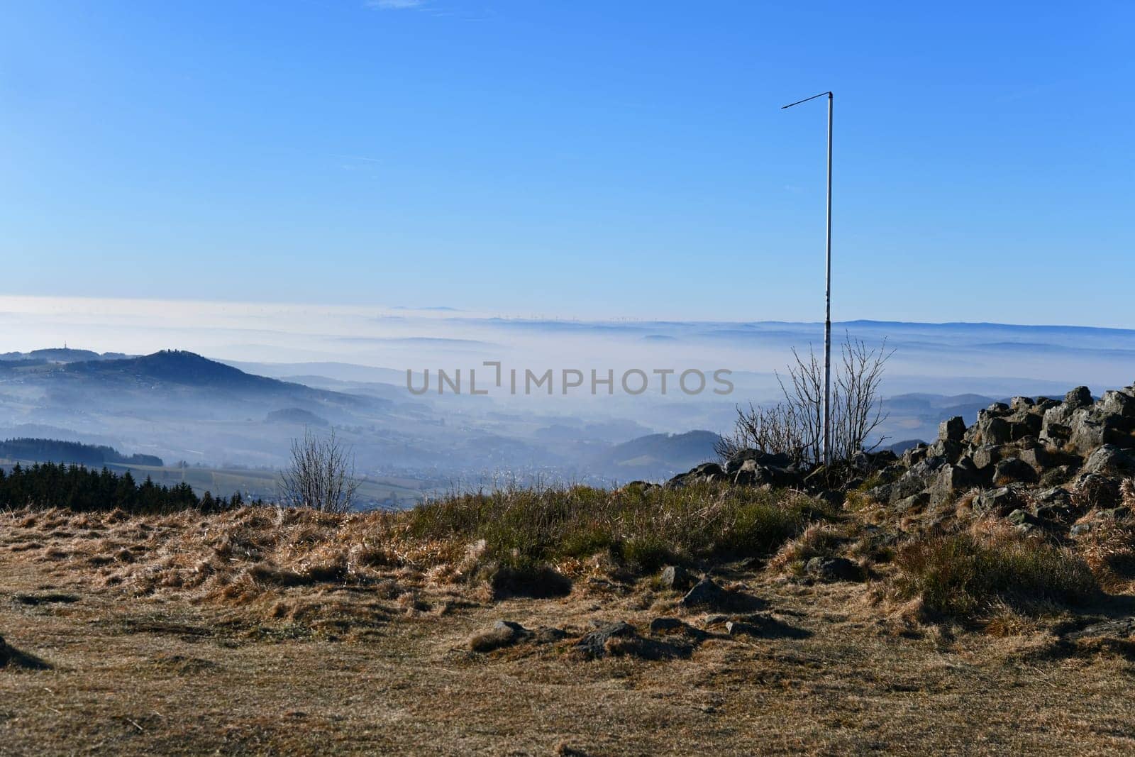Winter hike on the Wasserkuppe in the Rhön