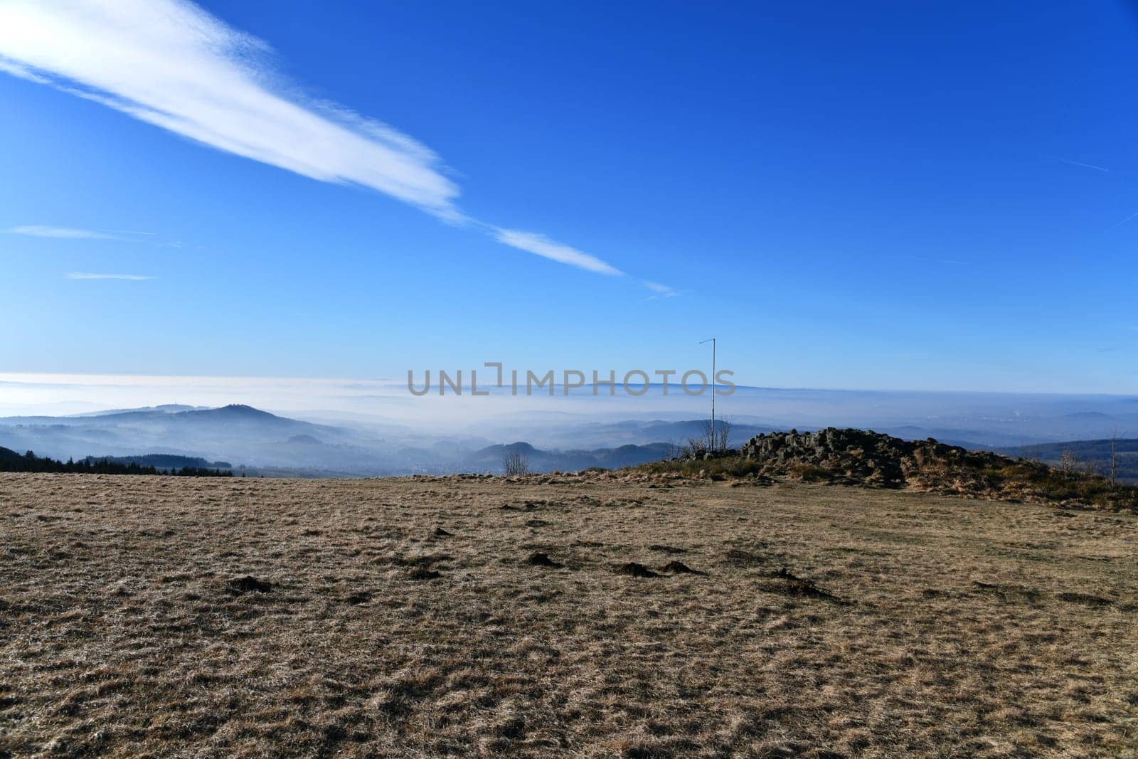 Winter hike on the Wasserkuppe in the Rhön