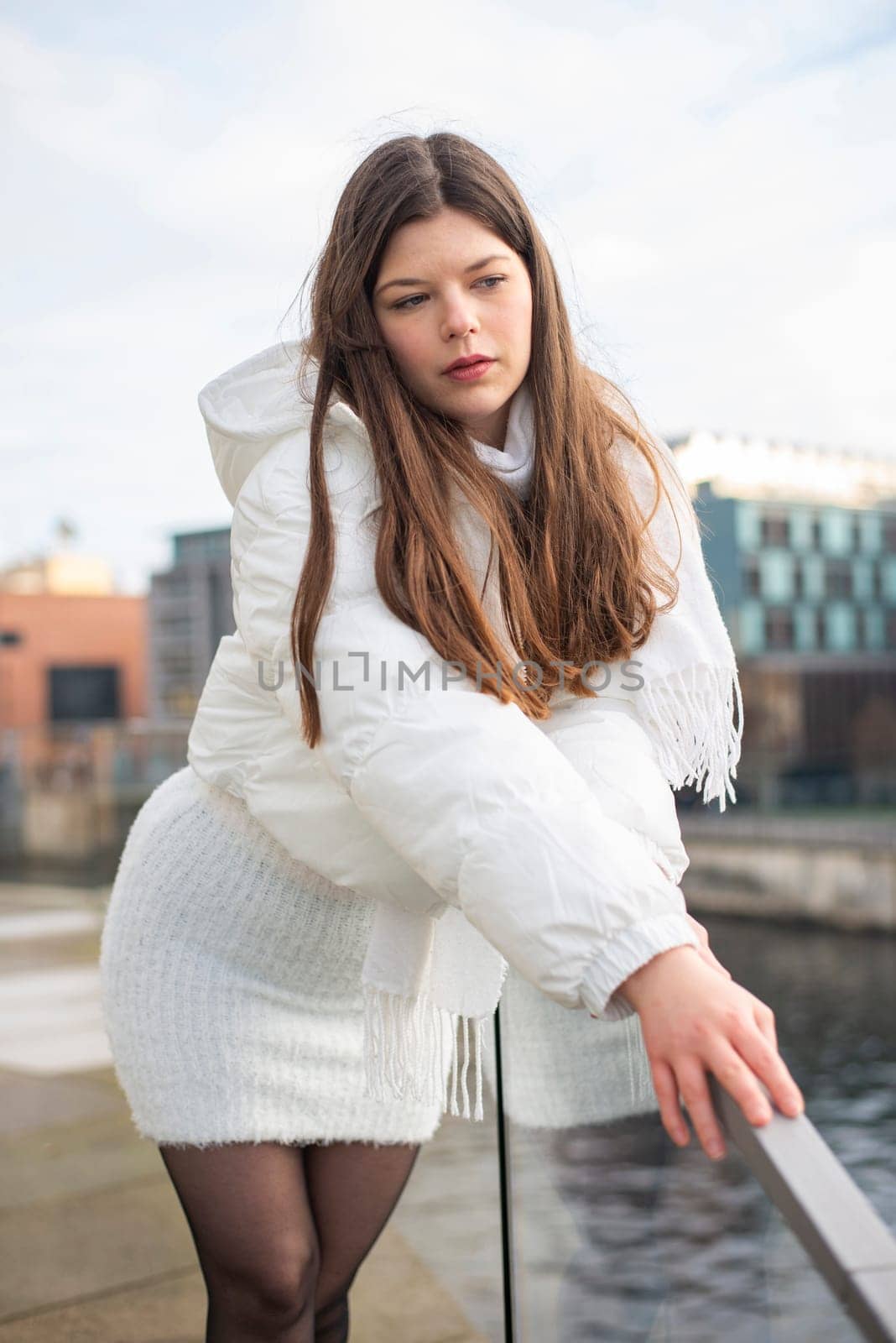 confident young woman  in the city