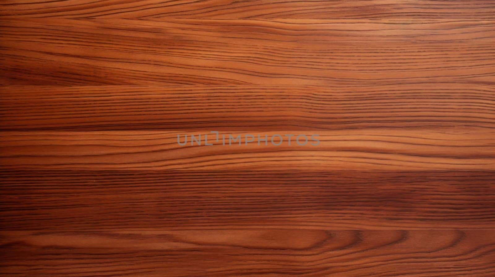 Wood grain texture with warm brown tones. Created using AI generated technology and image editing software.