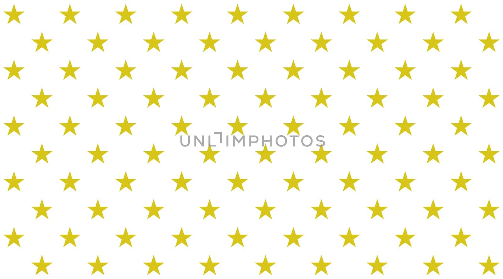 Seamless golden stars on white background - Christmas banner