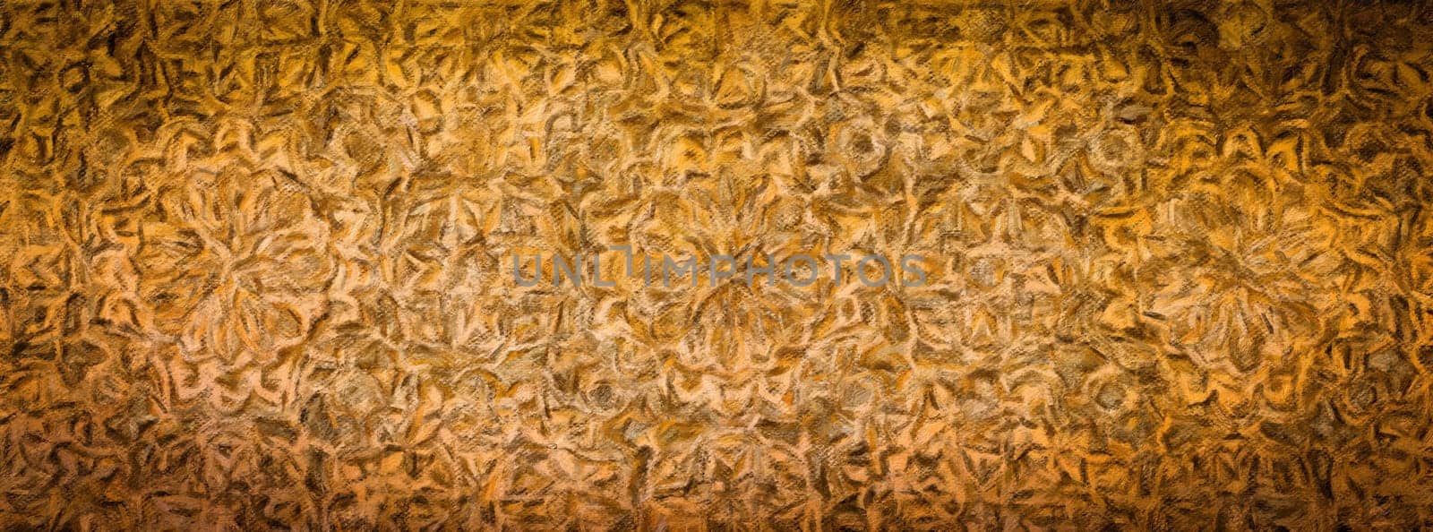 Creative illustration of arabic background. Beige arab geometric decoration - vintage retro design