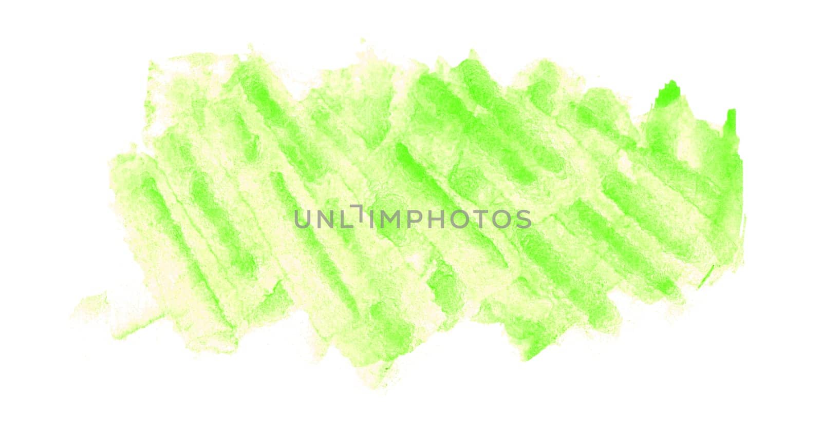 Painted watercolor texture: Green color