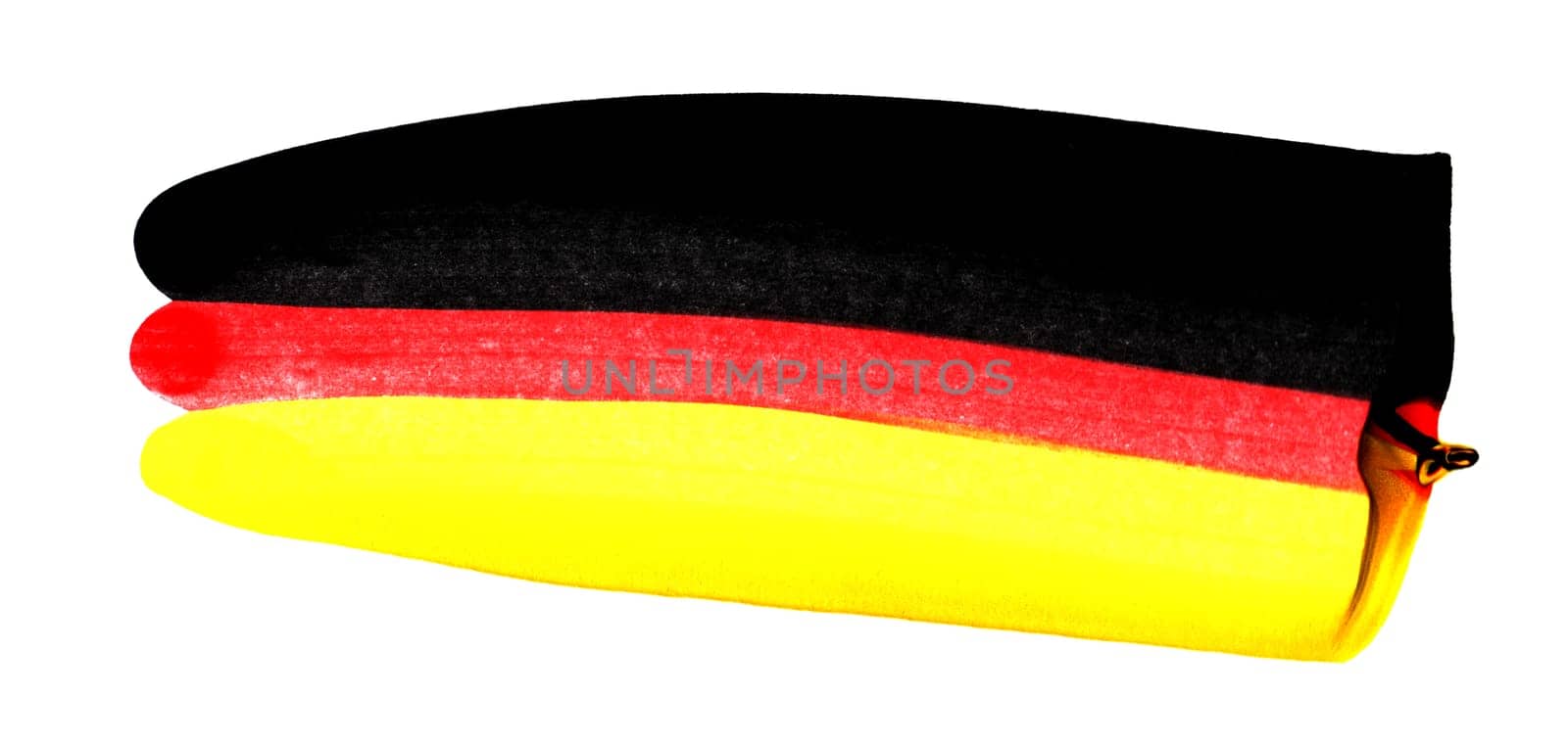 Flag of Germany drawn with with paintbrush