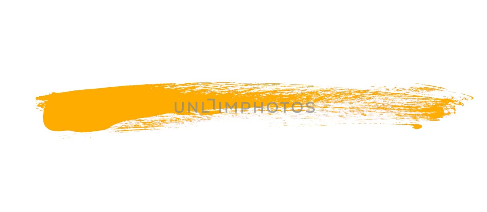 Paintbrush stripe with orange color